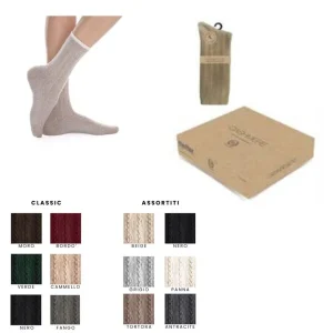 Meritex – Calza Midi Donna in Cashmere Treccia / Art.457