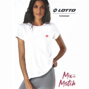Lotto – Maglia Donna Manica Corta Tinta Unita / Art.LA1011
