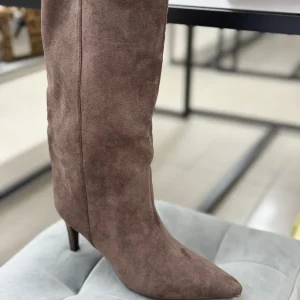 Stivali in camoscio tacco 5cm