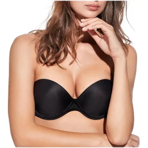 Selene – Reggiseno A Fascia Con Ferretto E Coppe Doppio Push Up Con Spalline Inseribili / Art.Carlota