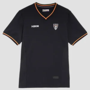 T-shirt blu navy con scollo a V