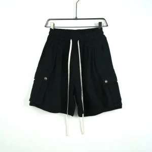 Pantaloncino Cargo Cotone Nero