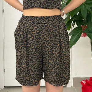 Pantaloncini leopardato