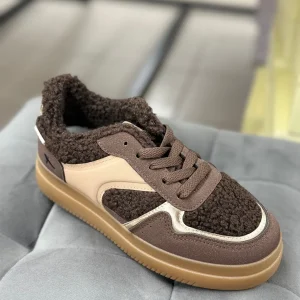 Sneakers con pelliccia Teddy