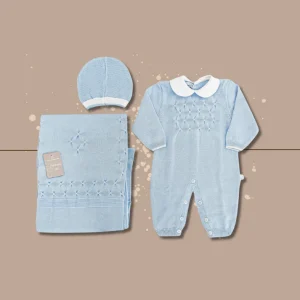 Nazareno Gabrielli / Set Corredino Prima Nascita 3 Pezzi Art./ NG3485 Dis.3