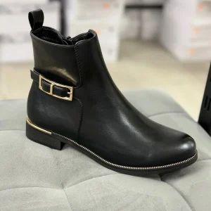 Stivaletti in ecopelle tacco 3cm