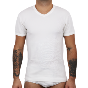 Mansuè – Maglia Mezza Manica Scollo A V Dual / Art. 50032