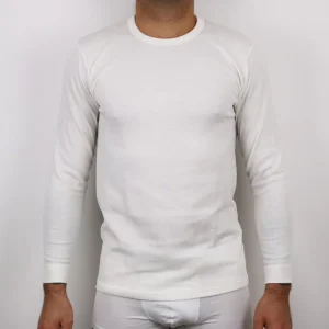 Mansuè – Maglia Manica Lunga Uomo Girocollo In Caldo Cotone Felpata / Art. 240-241