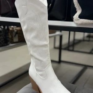 Stivali texani in ecopelle alti