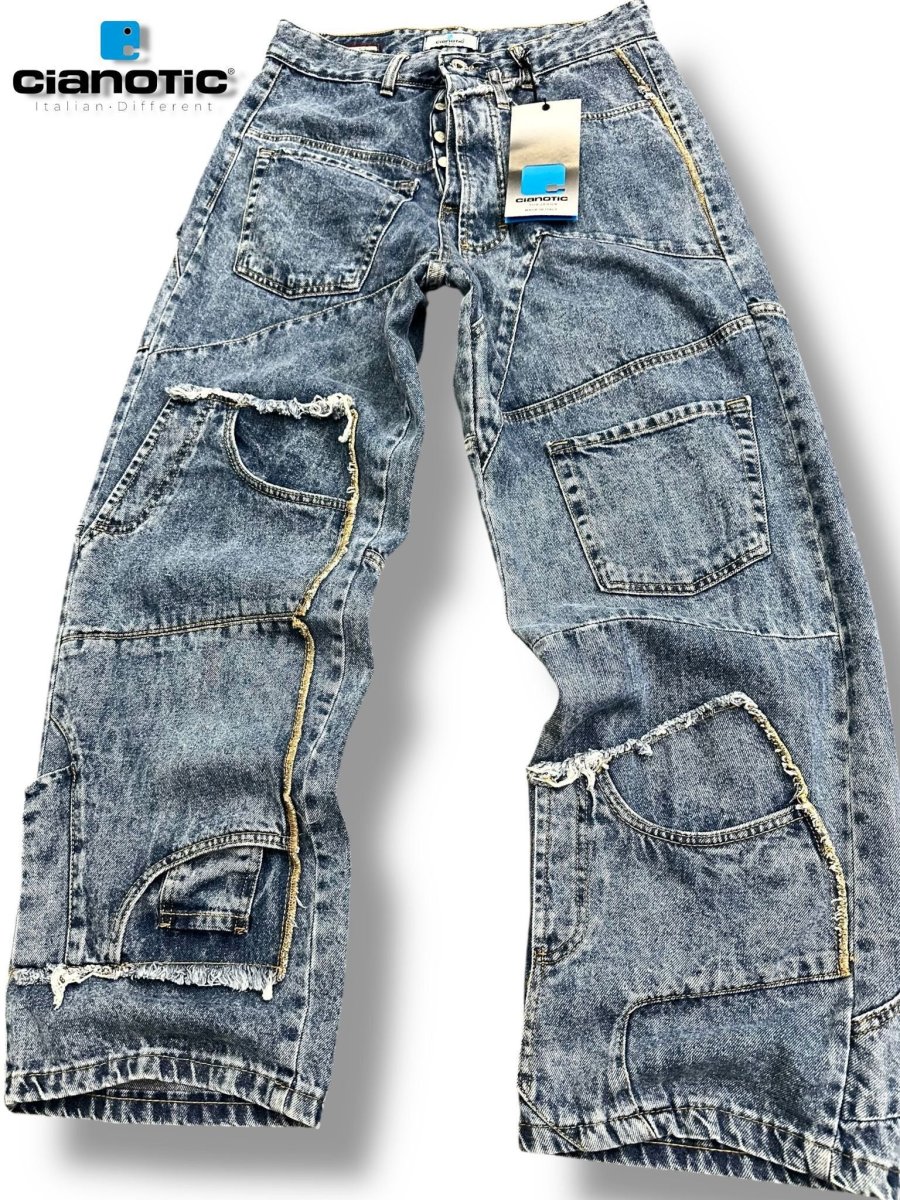 JEANS LAVORATO BAGGY - immagine 2