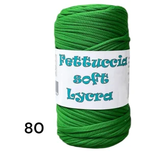 Fettuccia Lycra – Soft / 80 Smeraldo