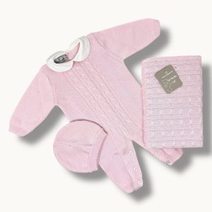 Nazareno Gabrielli / Set Corredino Prima Nascita 3 Pezzi Art./ NG3485 Dis.5