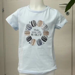 T-shirt a fantasia con brillantini