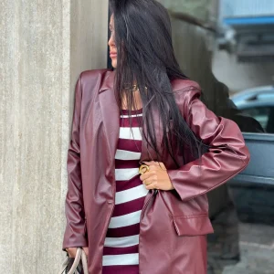 Blazer Ecopelle Over Size