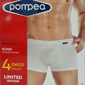 Pompea – 4 Boxer Uomo Aderenti In Microfibra / Art.Feeling