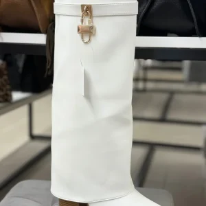 Stivali Shark alti a punta tacco 10cm