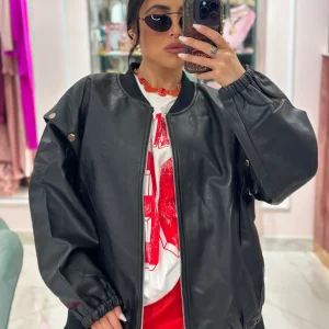 Giacca Bomber Ecopelle