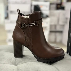 Stivaletti in ecopelle tacco 10cm