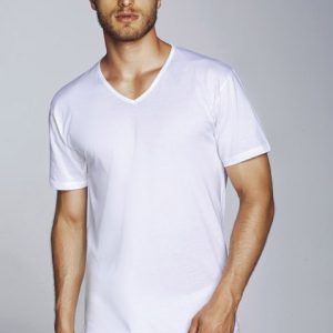 Brio Lingerie – T-Shirt Mezza Manica Scollo a V Uomo / Art.Carl
