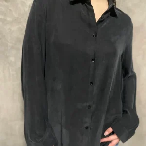 Camicia Viscosa Nera