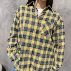 Camicia Check Borchie