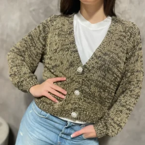 Cardigan Bottoni Gioiello