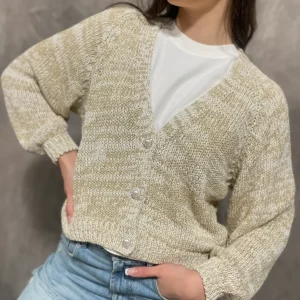 Cardigan Bottoni Gioiello