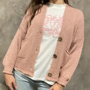 Cardigan Rosa