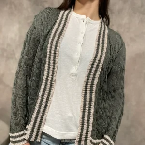 Cardigan Trecce Verde