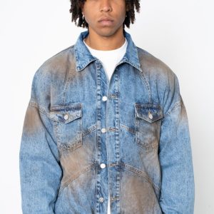 Giacca Jeans indigo gravel Eternal