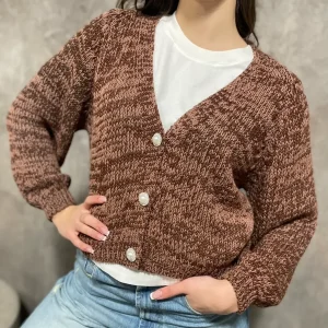 Cardigan Bottoni Gioiello