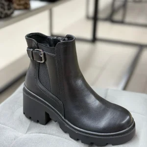 Stivaletti in ecopelle tacco 5cm