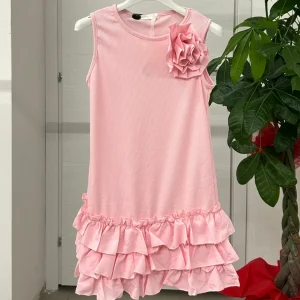 Abito corto con fiore