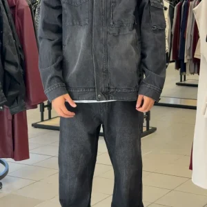 Set coordinato giacca e jeans denim Bruno Leoni