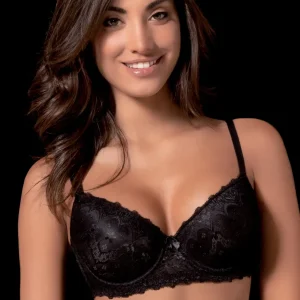 LoveandBra – Reggiseno Balconcino In Pizzo Imbottito Coppa C / Art.Gisele