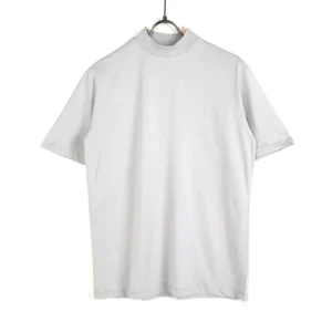 T-SHIRT COLLO ALTO GRIGIA GHIACCIO