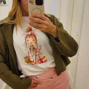 T-SHIRT BIMBA FIOCCO