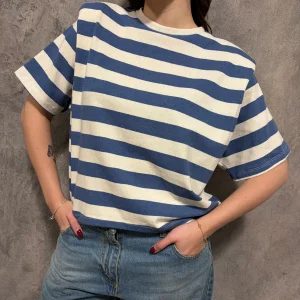 T-shirt Spalloni Righe