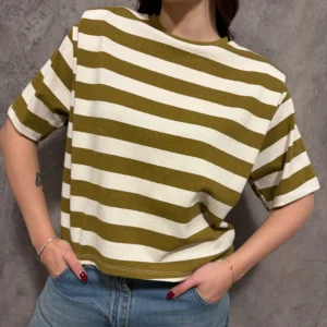 T-shirt Spalloni Righe
