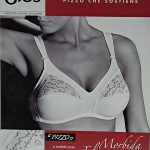 Gios – Reggiseno Con Coppe Foderate In Cotone In Pizzo / Art.985