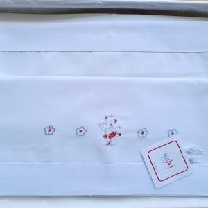 Noibel – Little Dancers / Piccola Danzatrice – Set Lenzuola Bimba 100% Cotone Per Culla – Carrozzina 3 – Pezzi