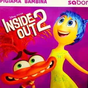 Sabor – Pigiama Bambina Estivo Lungo Jersey Di Cotone / “INSIDE OUT 2”