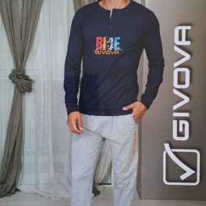 Givova – Pigiama Set Homewear Uomo Jersey Lungo / Art.G635J