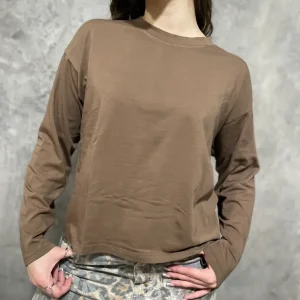 T-shirt Manica Lunga Cioccolato