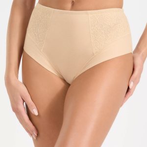 Spiman – Guaina Slip In Cotone Elasticizzato E Pizzo Elastico / Art.Marlene