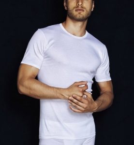 Brio Lingerie – T-Shirt Mezza Manica Girocollo Uomo / Art.Sun