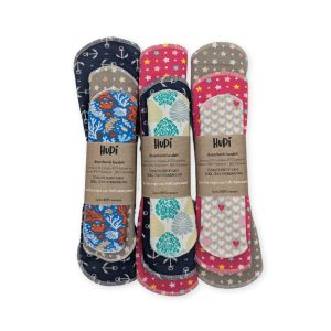 Assorbenti lavabili in canapa – Set prova