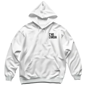 C'ho l'Ansia Felpa Cappuccio Bianca