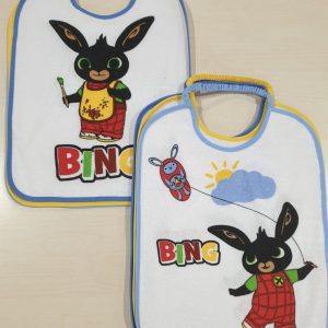 Ellepi –  Bavette Grandi in Spugna con Retro in PVC Bing  – Confezione Da 6 Pezzi
