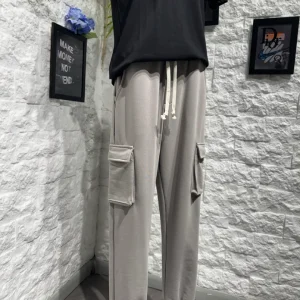Pantalone cargo grigio campus con laccio lungo - GARZATO 10-16 anni
